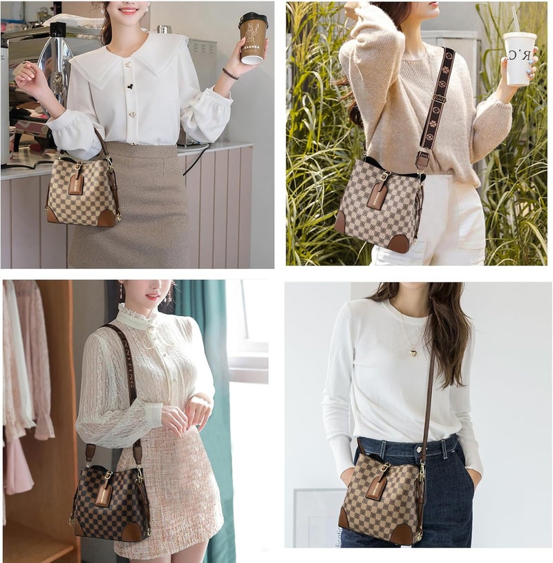 Phevos Women Handbags and Purse Tote Bags Ladies Satchel Shoulder Bag Retro Top Handle Hobo Purse - Image 2